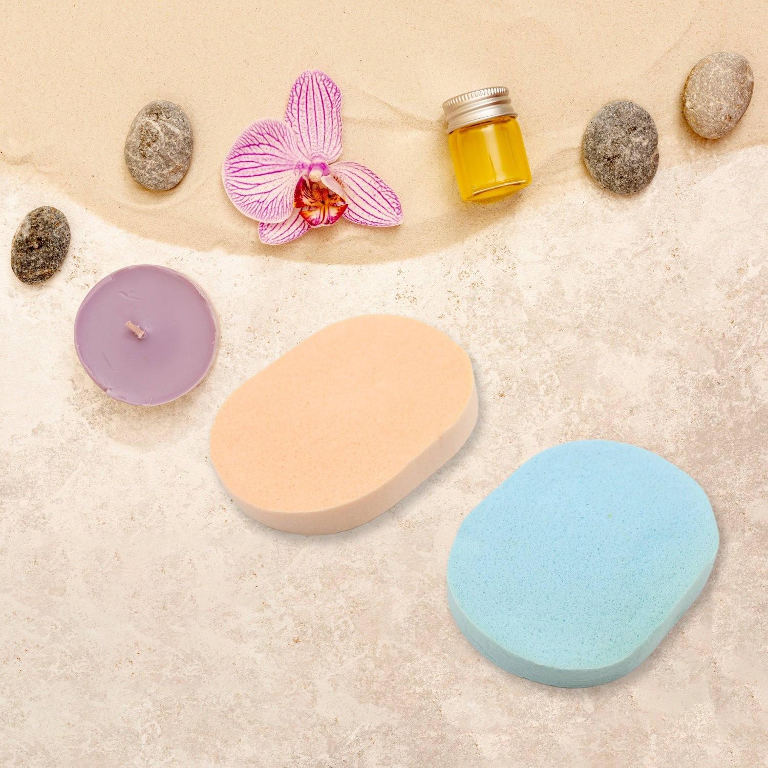 12633 Reusable Facial Sponge for Daily Cleansing and Gentle Exfoliation, Makeup Remover, Face Wash Sponge, Makeup and Dead Skin, Cleansing Sponge for Dry & Wet Use For Women’s (2 Pcs Set) 12633 Reusable Facial Sponge for Daily Cleansing and Gentle Exfoliation, Makeup Remover, Face Wash Sponge, Makeup and Dead Skin, Cleansing Sponge for Dry & Wet Use For Women’s (2 Pcs Set)